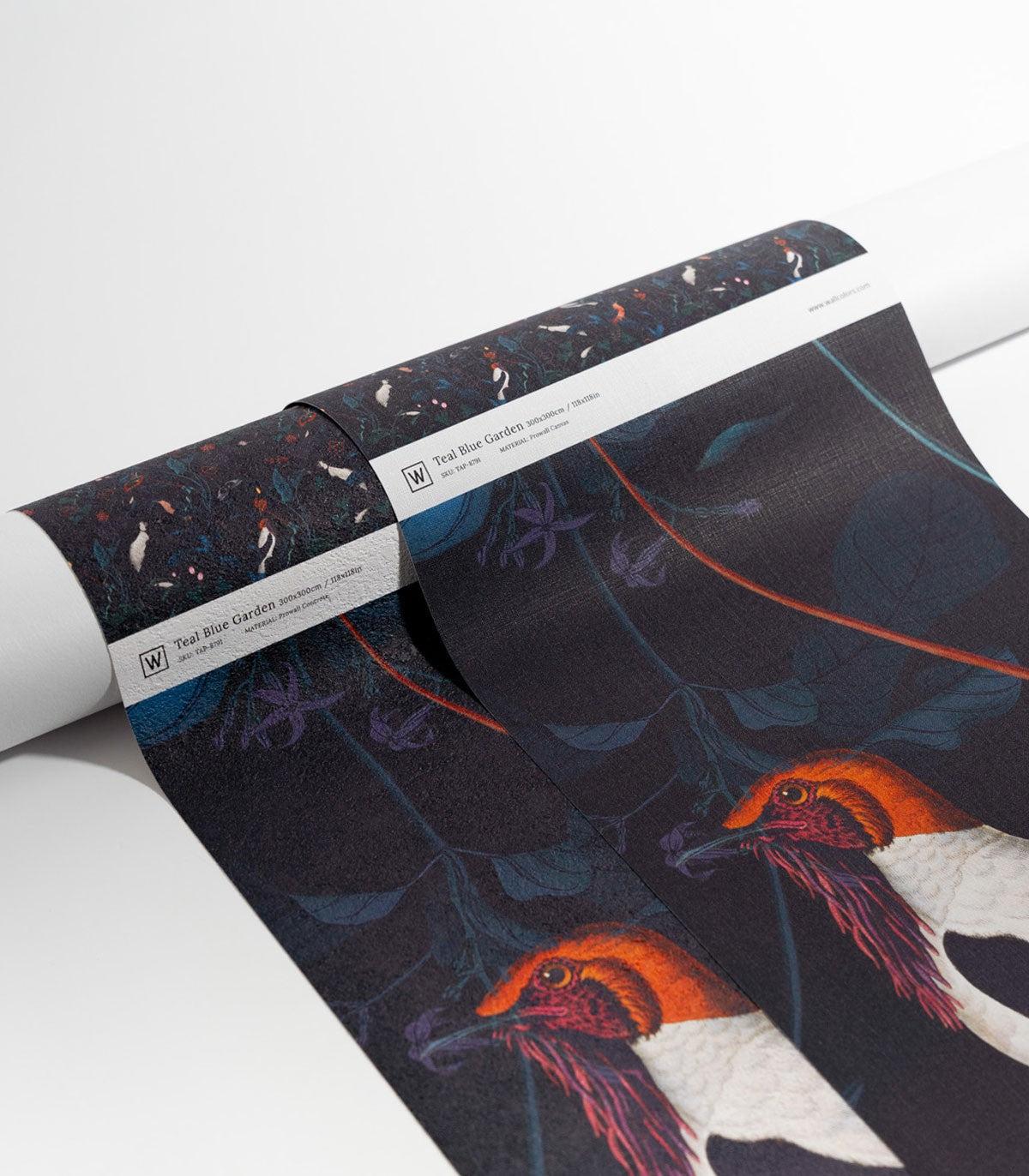 Tapeta Teal Blue Garden